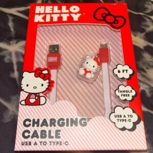 NEW Sanrio Hello Kitty RED Fast Charging Type C iPhone Cellphone Phone Cable
